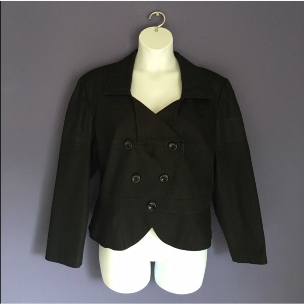 Ashley Stewart 2 Piece Black Pantsuit